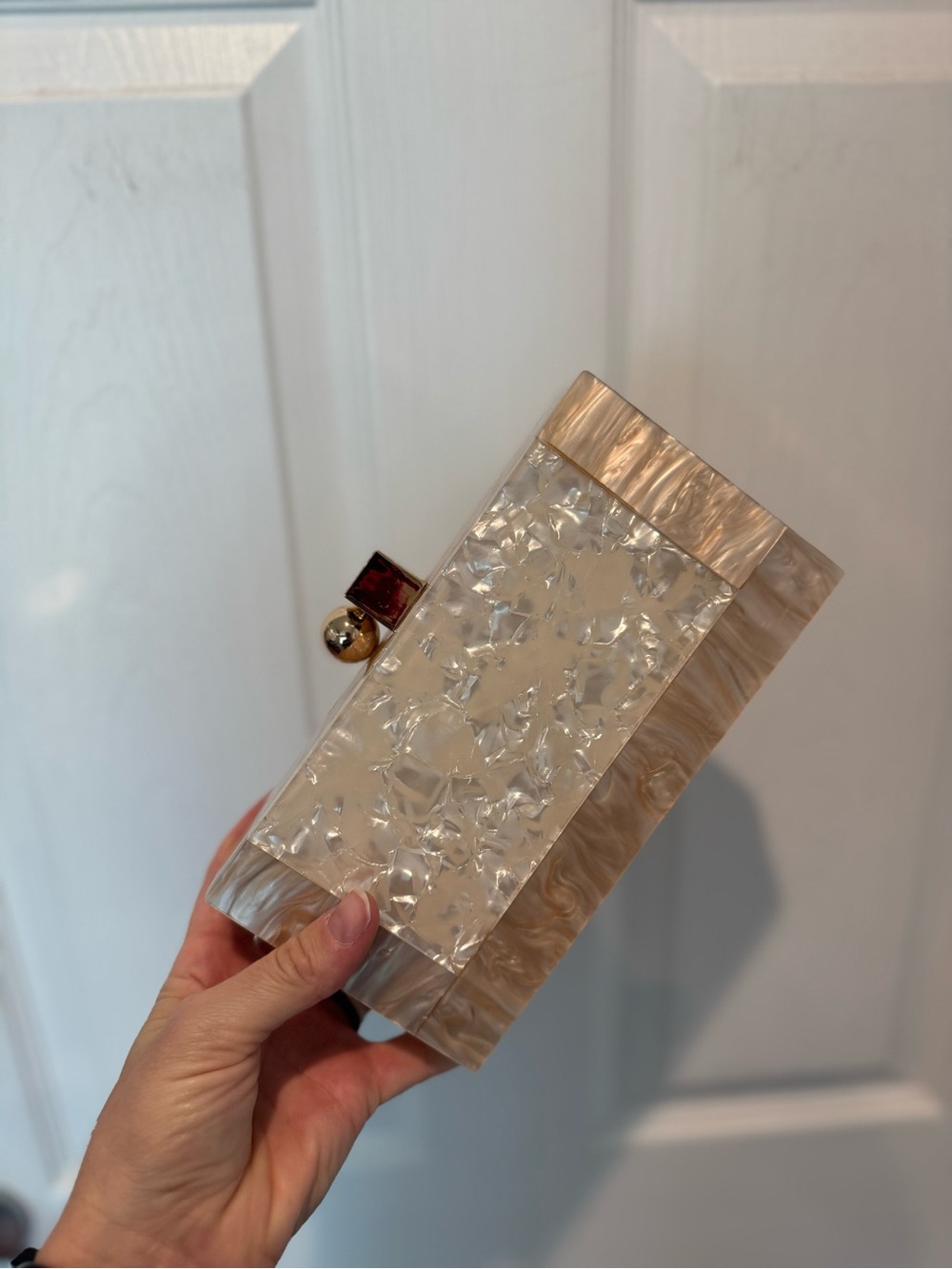 Shinymoon Women Acrylic Clutch Purse - Picture 4 of 4